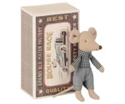 Maileg Little Brother Mouse In Box 8 Maileg Little Brother Mouse In Box -Children Toy Store LittleBrotherMouseinBox 3
