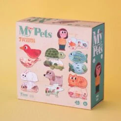 Londji Reversible Puzzles - I Love My Pets -Children Toy Store LondjiReversiblePuzzles ILoveMyPets 12