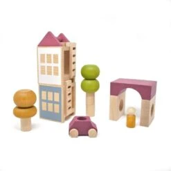Lubulona Car Plum With Ochre Figure -Children Toy Store LubulonaCarPlumwithochrefigure 3