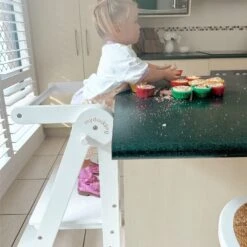 My Duckling Deluxe Folding Adjustable Learning Tower - White 20 My Duckling Deluxe Folding Adjustable Learning Tower - White -Children Toy Store MILA Deluxe Folding Adjustable Kitchen Tower 1