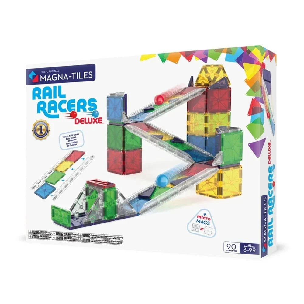 MAGNA-TILES - Rail Racers Deluxe - 90 Piece 3 MAGNA-TILES - Rail Racers Deluxe - 90 Piece