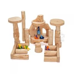 Magic Wood Ecoblocks - Barkless 36 9 Magic Wood Ecoblocks - Barkless 36 -Children Toy Store MagicWoodEcoblocks barkless36 1