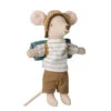 Maileg Hiker Mouse Big Brother Stripes -Children Toy Store MailegHikerMouseBigBrotherStripes