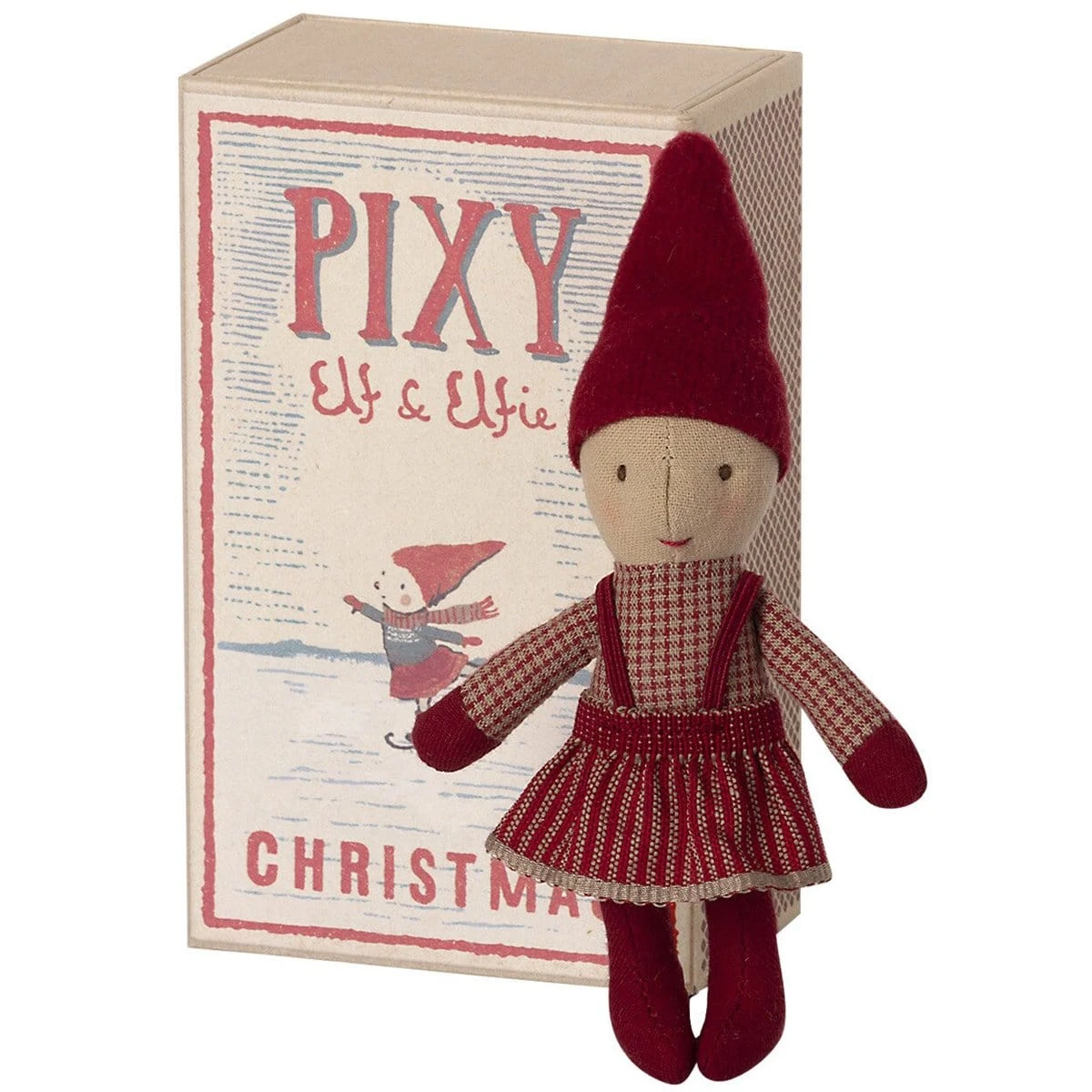 Maileg Pixy Elfie In Matchbox 3 Maileg Pixy Elfie In Matchbox