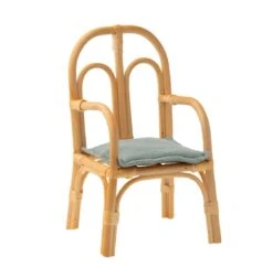 Maileg Rattan Chair Medium With Cushion