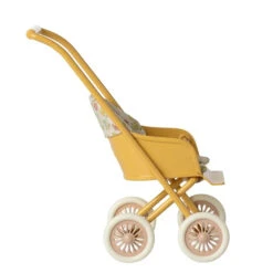 Maileg Stroller Micro Yellow -Children Toy Store MailegStrollerMicroYellow 1