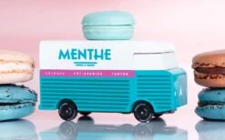 Candylab Blue Macaron Van -Children Toy Store Menthe Texture