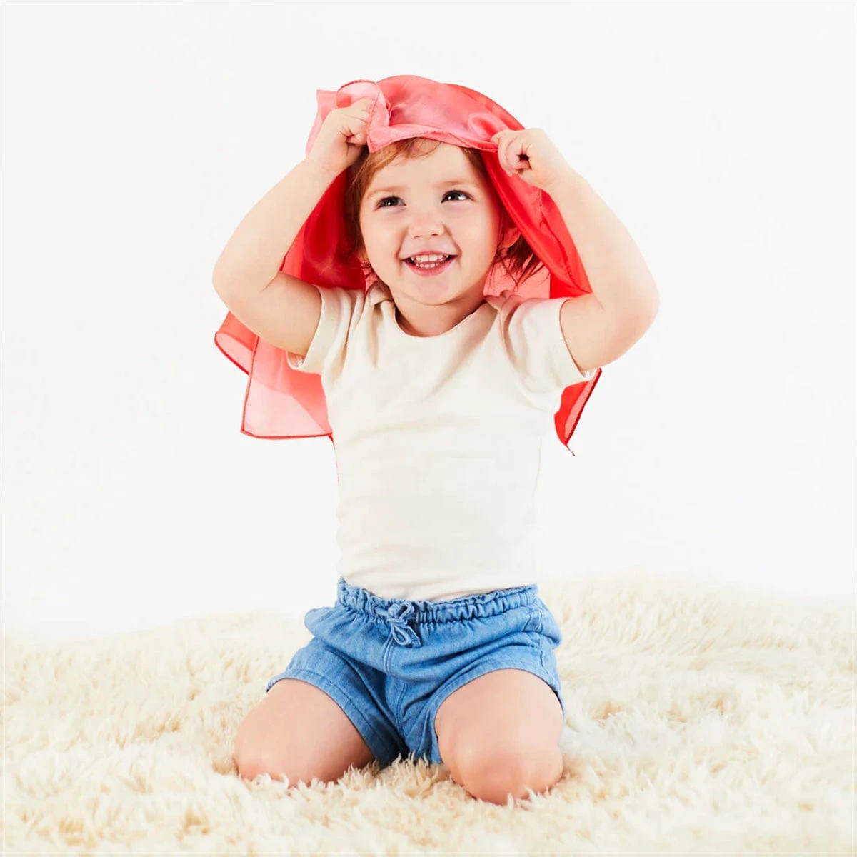 2025 New Sarah’s Silks Mini Strawberry Playsilk 7 2025 New Sarah’s Silks Mini Strawberry Playsilk - Image 5