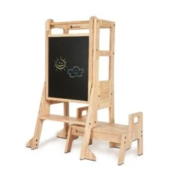 My Duckling Solid Wood Adjustable Learning Tower 3in1 - Deluxe(Rectangle Stool Handle) -Children Toy Store MyDucklingSolidWoodAdjustableLearningTower3in1 Deluxe SquareStoolHandle 1 43d2f80d febc 449a 9a02 c24b7a4b0c4b