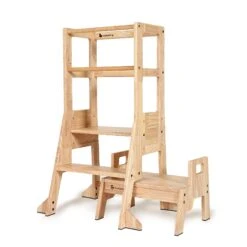 My Duckling Solid Wood Adjustable Learning Tower 3in1 - Deluxe(Rectangle Stool Handle) -Children Toy Store MyDucklingSolidWoodAdjustableLearningTower3in1 Deluxe SquareStoolHandle 3 42f73290 635a 4978 839d a2509bc21691