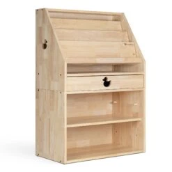 My Duckling Solid Wood 2in1 Display Bookcase (Duck) -Children Toy Store MyDucklings00086 Edit