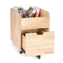 My Duckling Solid Wood Mobile Storage Unit