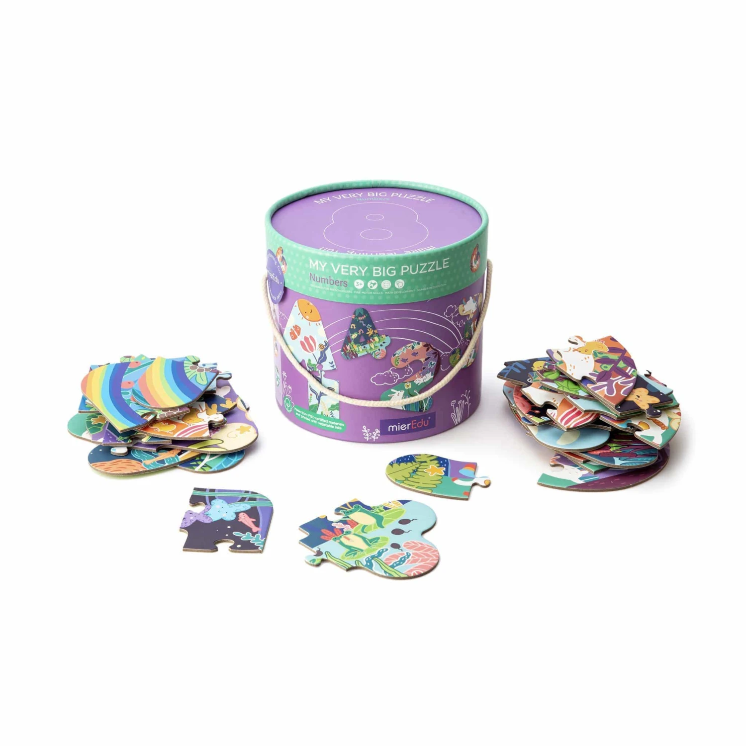 MierEdu My Very Big Puzzle - Numbers 4 MierEdu My Very Big Puzzle - Numbers - Image 2