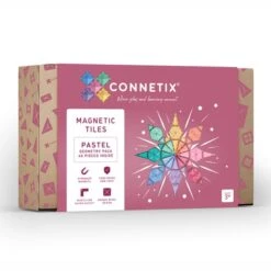 Connetix Tiles 40 Piece Pastel Geometry Pack
