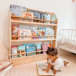 My Duckling NALA 3 Tier Adjustable Solid Wood Bookshelf -Children Toy Store Photo1 4 2024 112700am 1