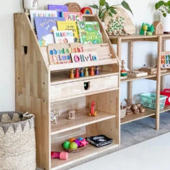 My Duckling Solid Wood 2in1 Display Bookcase (Bear) 22 My Duckling Solid Wood 2in1 Display Bookcase (Bear) -Children Toy Store Photo24 1 22 92652pm