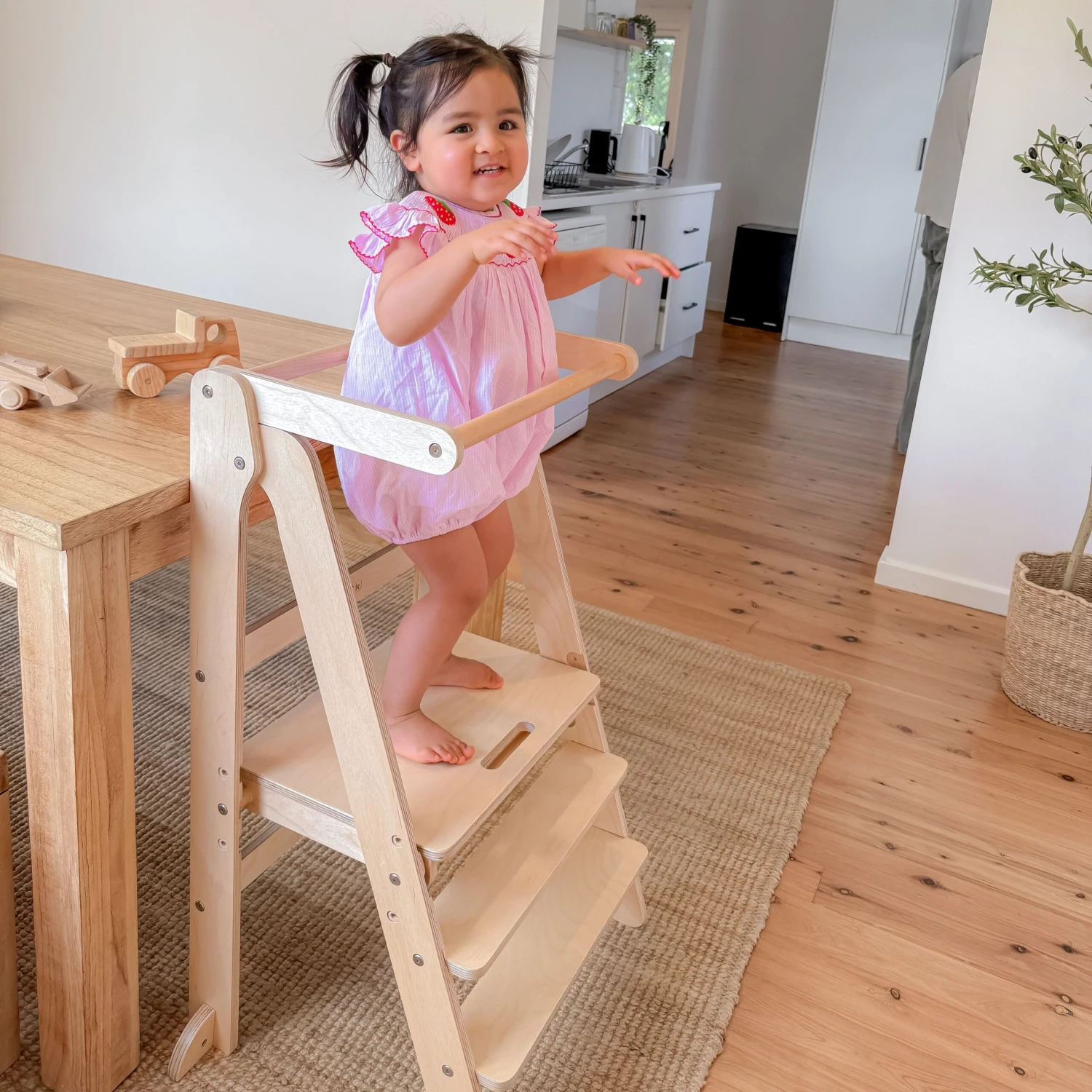 Toypark Folding Learning Tower - Natural 6 Toypark Folding Learning Tower - Natural - Image 4