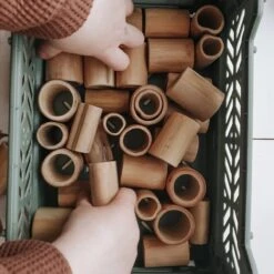 QToys Bamboo Balancing (Set Of 100 Pcs) -Children Toy Store QToysBambooBalancing Setof100pcs