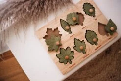 QToys Montessori Leaf Puzzle -Children Toy Store QToysMontessoriLeafPuzzle 1