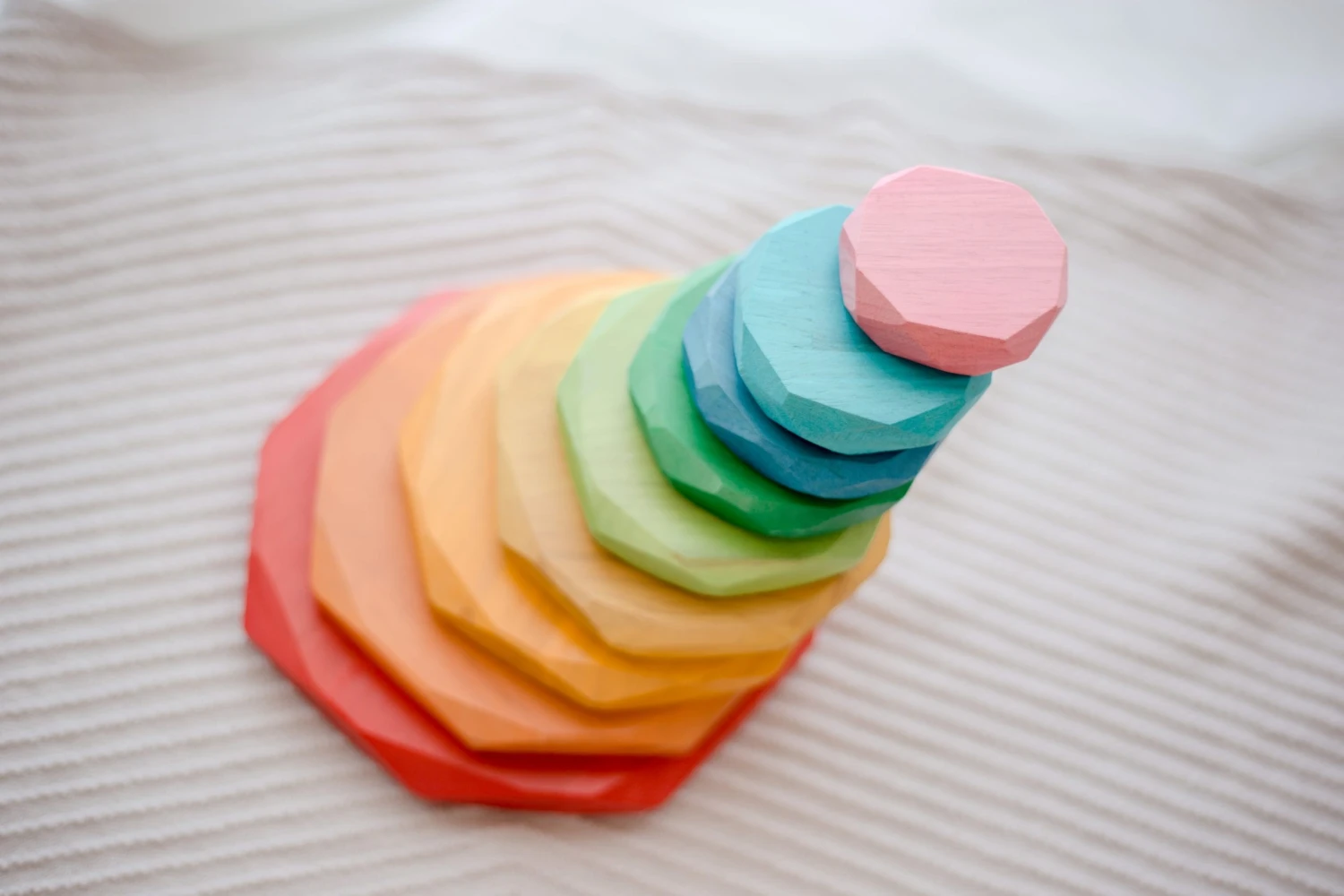 QToys Natural Color Stacking Stones 5 QToys Natural Color Stacking Stones - Image 3