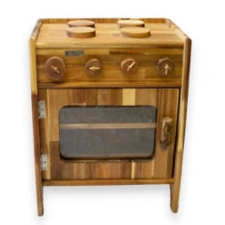 QToys Natural Wooden Stove -Children Toy Store QToysNaturalWoodenStove 2