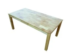 QToys Rectangular Table 120cm - Rubberwood