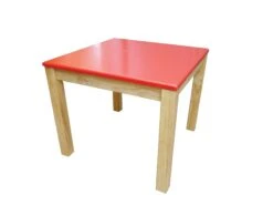 QToys Red Top Timber Table With 2 Matching Chairs 7 QToys Red Top Timber Table With 2 Matching Chairs -Children Toy Store QToysRedTopTimberTablewith2MatchingChairs 2