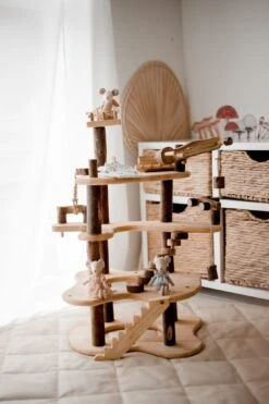 QToys Three Level Tree House Play Set 10 QToys Three Level Tree House Play Set -Children Toy Store QToysThreeLevelTreeHousePlaySet 2