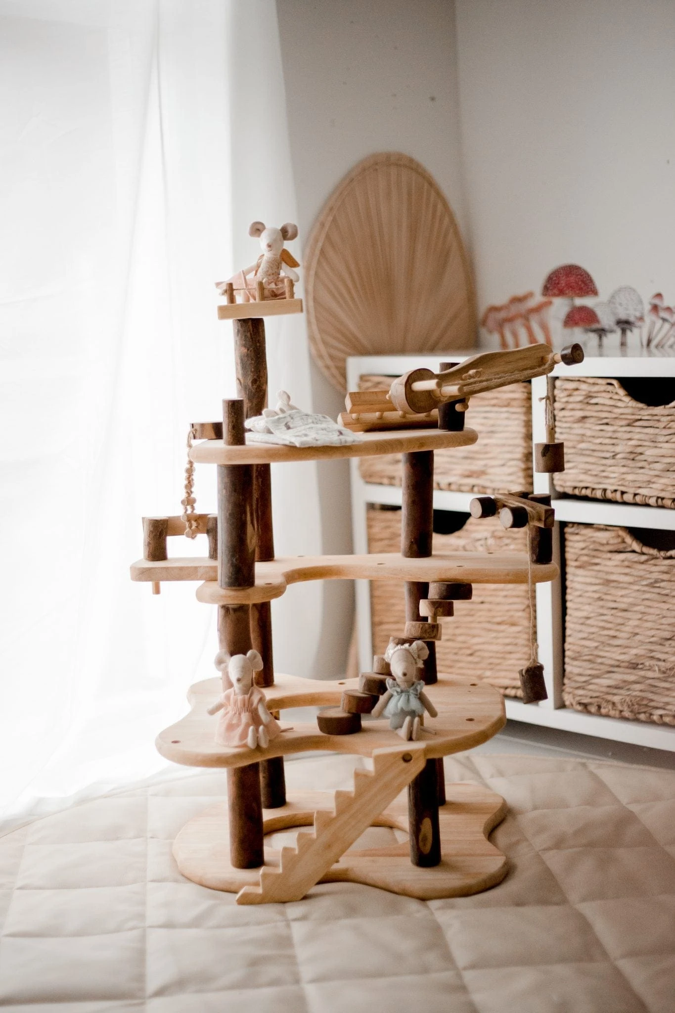 QToys Three Level Tree House Play Set 5 QToys Three Level Tree House Play Set - Image 3