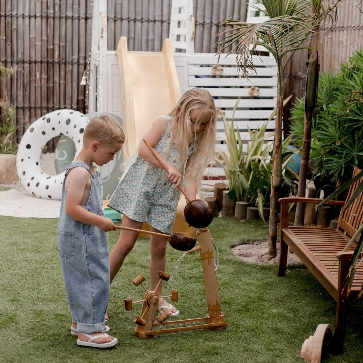 Qtoys Bamboo Water Mill 5 Qtoys Bamboo Water Mill - Image 3