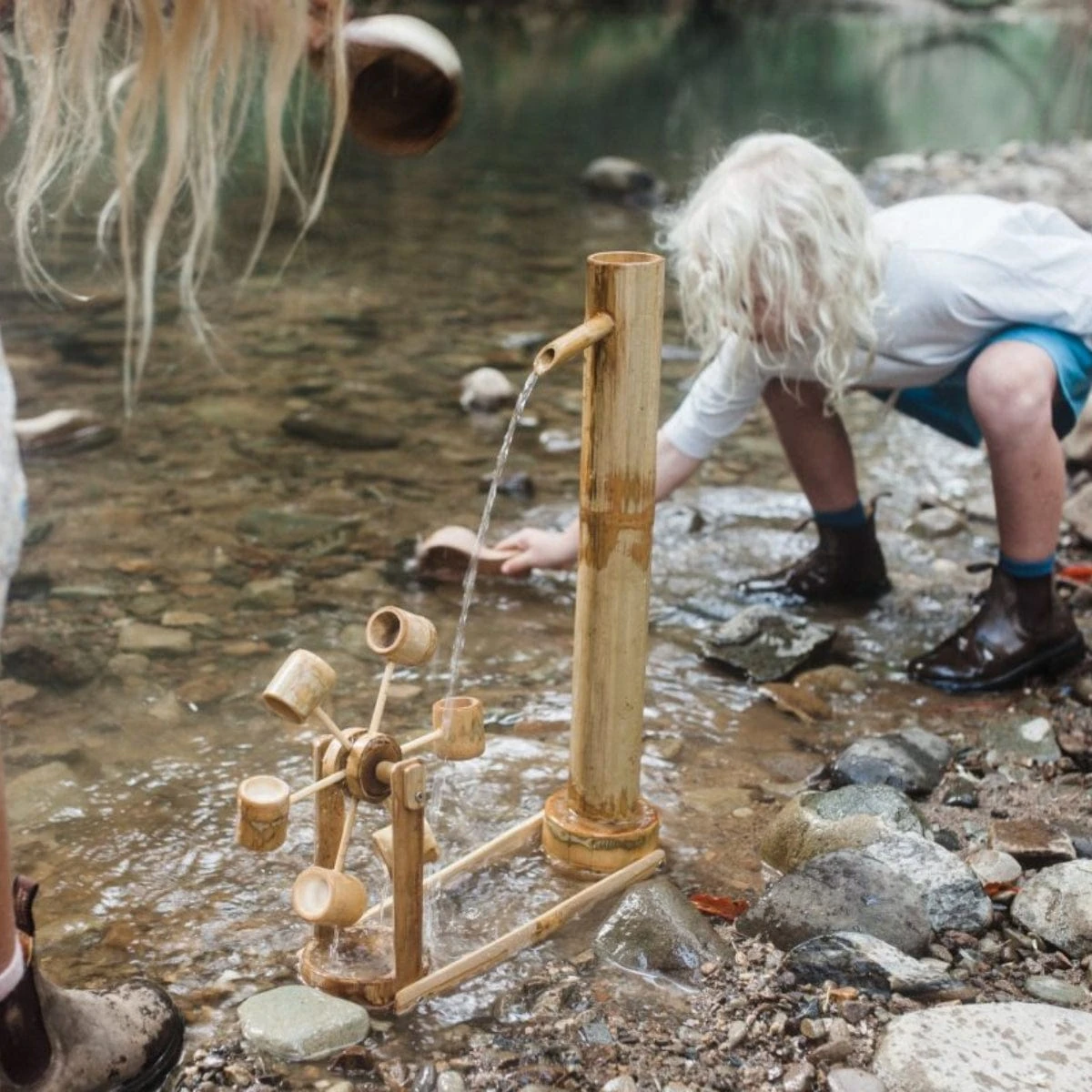 Qtoys Bamboo Water Mill 3 Qtoys Bamboo Water Mill