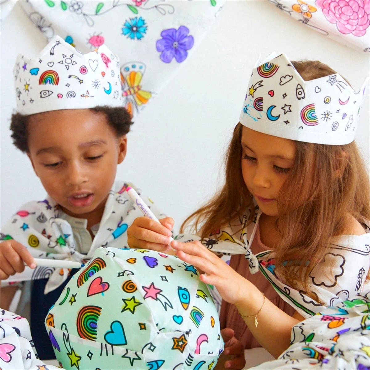 Sarah's Silks Balloon Ball Sky Coloring 5 Sarah's Silks Balloon Ball Sky Coloring - Image 3