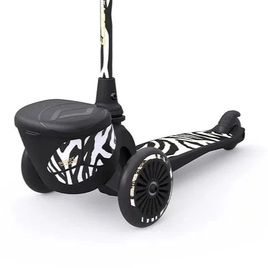 Scoot & Ride Highwaykick 2 Scooter - Zebra 5 Scoot & Ride Highwaykick 2 Scooter - Zebra - Image 3