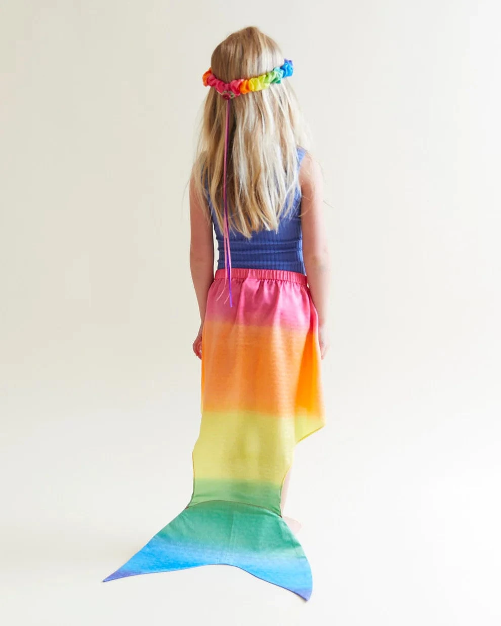 Sarah's Silks Large Rainbow Mermaid Tail 4 Sarah's Silks Large Rainbow Mermaid Tail - Image 2