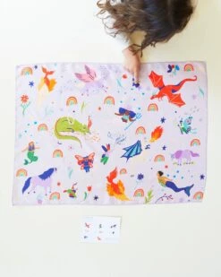 Sarah's Silks Playsilk Seek And Find - Rainbow Creature -Children Toy Store Seekandfind1