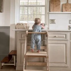 My Duckling Deluxe Folding Adjustable Learning Tower - Natural -Children Toy Store Snapins.ai 488621646 18497453050027769 5956419183536965390 n 1080