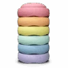 Stapelstein Mini Rainbow Pastel 6 -Children Toy Store Stapelstein Original Mini rainbow pastel stacking