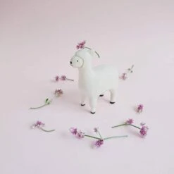 T-Lab Pole Pole Wooden Animal Alpaca -Children Toy Store T LabPOLEPOLE Alpaca 1