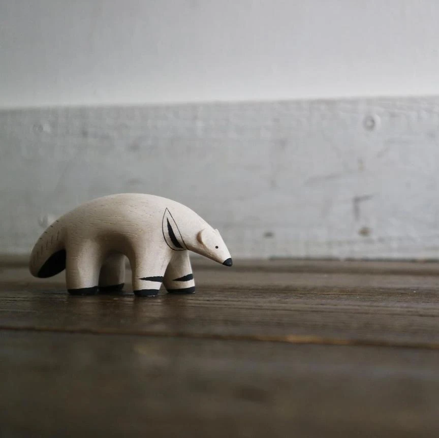 T-Lab Pole Pole Wooden Animal Anteater 4 T-Lab Pole Pole Wooden Animal Anteater - Image 2