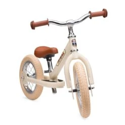 Trybike 2 In 1 Steel Balance Bike - Cream (New Colour) 12 Trybike 2 In 1 Steel Balance Bike - Cream (New Colour) -Children Toy Store TB4031 2