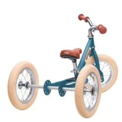 Trybike 2 In 1 Vintage Steel Balance Bike - Blue -Children Toy Store TB6142 2