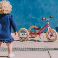 Trybike 2 In 1 Vintage Steel Balance Bike - Pink 24 Trybike 2 In 1 Vintage Steel Balance Bike - Pink -Children Toy Store TB6143 7