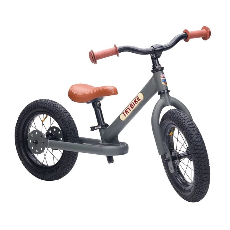 Trybike 2 In 1 Steel Balance Bike - Grey 7 Trybike 2 In 1 Steel Balance Bike - Grey - Image 5