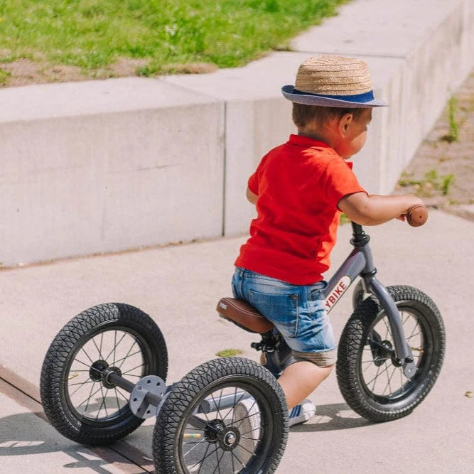 Trybike 2 In 1 Steel Balance Bike - Grey 9 Trybike 2 In 1 Steel Balance Bike - Grey - Image 7