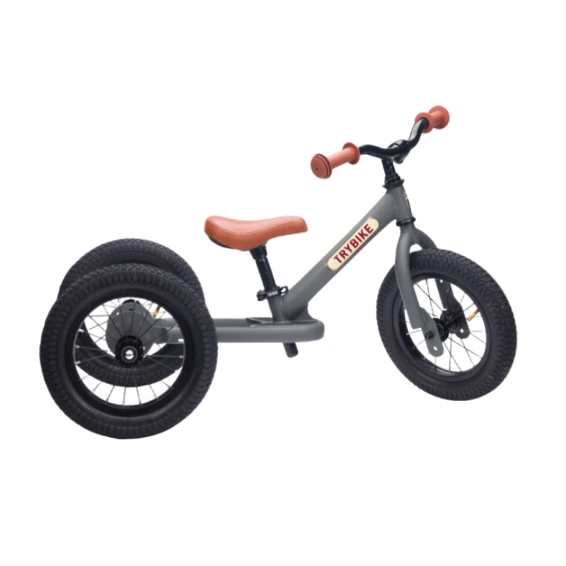Trybike 2 In 1 Steel Balance Bike - Grey 3 Trybike 2 In 1 Steel Balance Bike - Grey