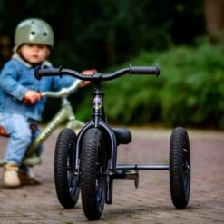 Trybike 2 In 1 Steel Balance Bike - Black -Children Toy Store TB6145 6
