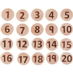 Freckled Frog Tactile Wooden Numbers Set -Children Toy Store TheFreckledFrogTactileWoodenNumbersset 1
