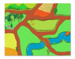 Freckled Frog The Farm Playmat