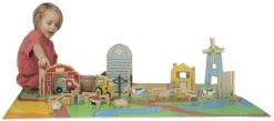 Freckled Frog The Farm Playmat -Children Toy Store TheFreckledFrogTheFarmPlaymat 5