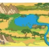 Freckled Frog The Wilderness Playmat -Children Toy Store TheFreckledFrogTheWildernessPlaymat 1